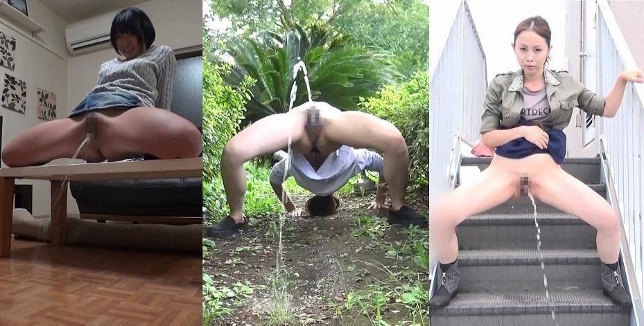 BFAT-03 (AH-018) Japanese girls peeing in acrobatic poses. (FullHD 1080p)