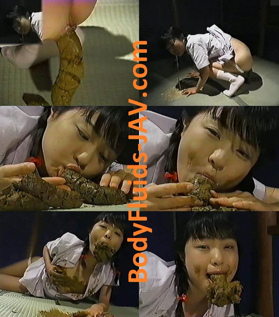 BFAK-02 Anna Kuramoto defecation and puking after eats feces.