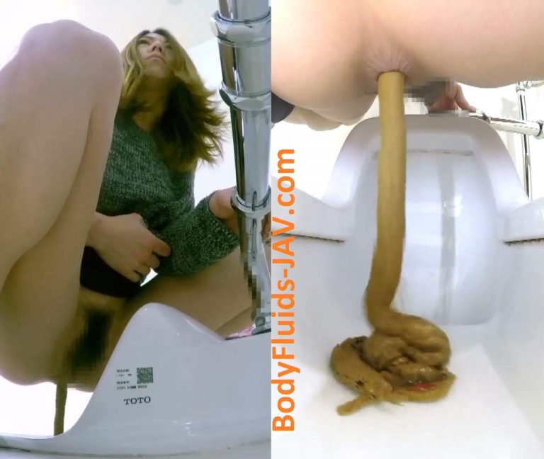 BFEE-42 Japanese girl prolongation defecation in public toilet. (HD 1080p)