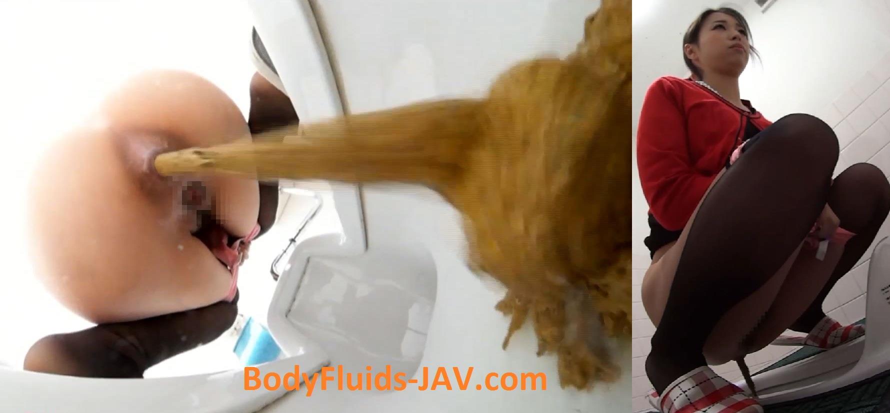 BFFF-128 Girls excretions huge pile shit in toilet. (HD 1080p)